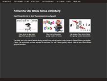 Tablet Screenshot of filmarchiv.gloria-kinos.de